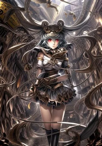 yuel,goddess of justice,edea,cerus,hoketsu,valkyrie