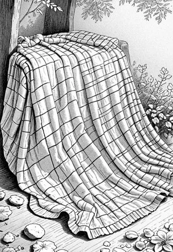 some trees and rocks and a pathway,bedspreads,mattress,hedgehogs hibernate,crinoline,bedroll,sleeping bag,Design Sketch,Design Sketch,Detailed Outline