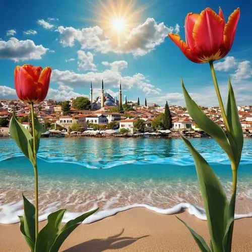 turkey tourism,turkey,tulip festival,tulip background,edirne,flower background,Photography,General,Realistic