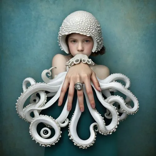 squid rings,silver octopus,cephalopod,bicycle glove,octopus,octopus tentacles,cephalopods,fun octopus,girl with a wheel,deep sea nautilus,cnidaria,cnidarian,tentacles,giant pacific octopus,cogs,child's hand,marine invertebrates,pink octopus,children's hands,conceptual photography,Photography,Documentary Photography,Documentary Photography 29