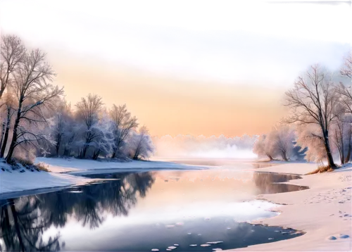 winter landscape,winter background,winter lake,snow landscape,snowy landscape,ice landscape,winter morning,winterland,landscape background,winter dream,snow scene,winter magic,photo painting,christmas landscape,frozen lake,winter forest,winter light,wintry,vinter,river landscape,Illustration,Abstract Fantasy,Abstract Fantasy 23