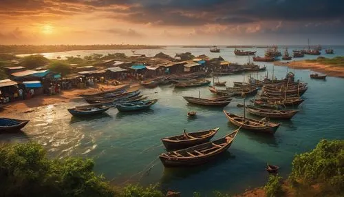 fishing village,vietnam,southeast asia,mekong,hoian,vietnam's,vietnam vnd,hoi an,mekong river,cambodia,viet nam,ham ninh,floating market,fishing boats,inle lake,floating huts,south east asia,teal blue asia,thailand,thailad,Photography,General,Fantasy