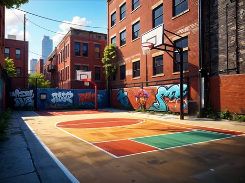 homecourt,depaul,outdoor basketball,basketball court,halfcourt,blacktop