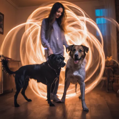 sex Girl and her dog ,drawing with light,dog photography,dog-photography,light painting,lightpainting,light drawing,steelwool,long exposure light,beauceron,treeing walker coonhound,borzoi,light art,tr