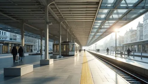 train platform,train station,hauptbahnhof,railway platform,pasila,the train station,friedrichstrasse,randstadrail,ringbahn,eurostarzug,heuston,french train station,erstfeld train station,nordbahnhof,stazione,metropolia,trainshed,sncb,railway station,platforms,Photography,General,Realistic