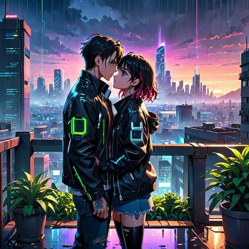 cyberpunk,dusk background,cityscape,love background,above the city,square background,valentines day background,odaiba,music background,background screen,connected,cg artwork,digital background,would a background,clean background,city lights,romantic scene,musical background,taipei,urban,Anime,Anime,Realistic