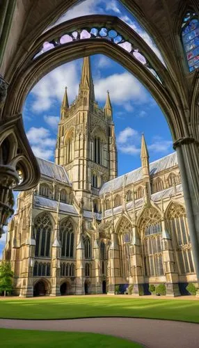 notre dame,york minster,notredame,cathedrals,minster,york,truro,chichester,buttresses,oxford,buttressing,gasson,rievaulx,breedon,salisbury,highclere castle,buttressed,arundel,anglican,durham,Conceptual Art,Sci-Fi,Sci-Fi 03