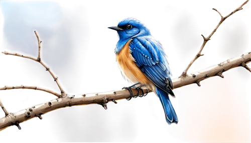 tickell's blue flycatcher,lazuli bunting,blue and gold macaw,eastern bluebird,male bluebird,western bluebird,bird painting,bluebird female,blue and yellow macaw,blue macaw,mountain bluebird,bird on branch,bluebird perched,bird illustration,blue parrot,blue bird,indigo bunting,blue parakeet,bluejay,bird drawing,Illustration,Black and White,Black and White 34