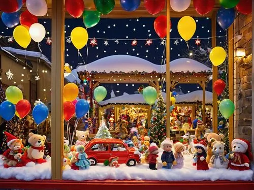 christmas window,christmas scene,christmas town,christmas village,festive decorations,santa claus train,christmas window on brick,children's christmas,christmas trailer,christmas cars,christmas market,christmas snowy background,the holiday of lights,knitted christmas background,christmas decorations,christmas house,north pole,christmas banner,decorations,christmas motif,Illustration,Children,Children 02