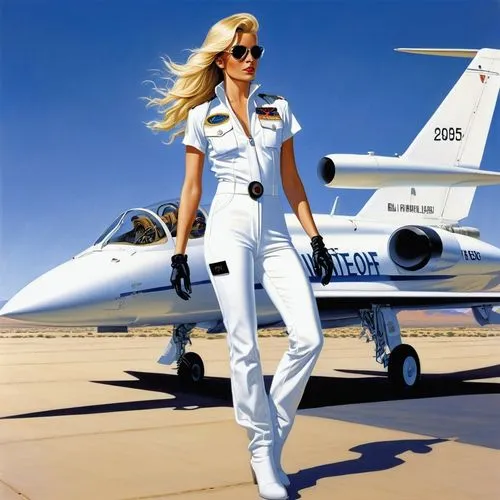 stewardess,supersonic aircraft,diamond da42,vought f-8 crusader,aviator,aviation,flight attendant,glider pilot,lockheed t-33,fighter pilot,sport aircraft,supersonic fighter,helicopter pilot,flight engineer,us air force,general aviation,supersonic transport,jet aircraft,model aircraft,learjet 35,Illustration,Retro,Retro 06