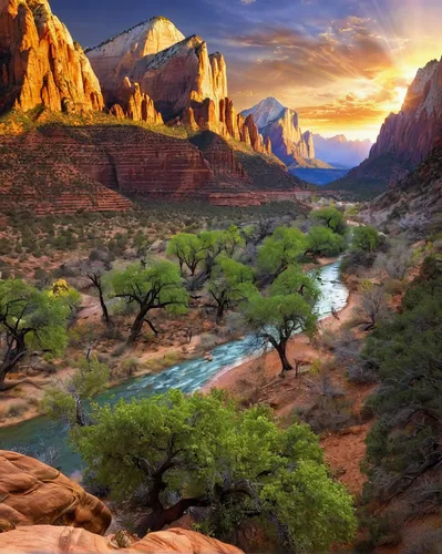 zion national park,desert landscape,zion,desert desert landscape,fairyland canyon,arizona,landscape background,beautiful landscape,grand canyon,arid landscape,guards of the canyon,red rock canyon,nature landscape,navajo bay,river landscape,canyon,fantasy landscape,mountain landscape,natural landscape,landscapes beautiful,Conceptual Art,Fantasy,Fantasy 27