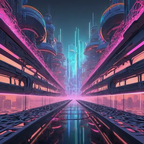 futuristic landscape,cyberspace,scifi,fantasy city,futuristic,metropolis,vapor,cyberpunk,panoramical,3d fantasy,dimension,sci - fi,sci-fi,cyber,fractal environment,virtual landscape,spaceship space,futuristic art museum,warp,space port,Conceptual Art,Daily,Daily 35