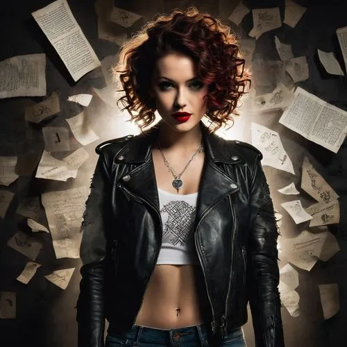 romanoff,yildiray,kangna,hilarie,challen,kangana,miseducation,hatun,leather jacket,domino,wynonna,transistor,halestorm,pleather,cathey,arletty,rock chick,jeans background,thirlwall,nachagyn,Art,Artistic Painting,Artistic Painting 46