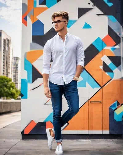 concrete background,tutton,smart look,cody,molander,white clothing,aljaz,men clothes,istomin,guayabera,colorful background,white shirt,scavo,men's wear,formal guy,kolton,advertising clothes,knockaround,avici,color wall,Conceptual Art,Graffiti Art,Graffiti Art 07