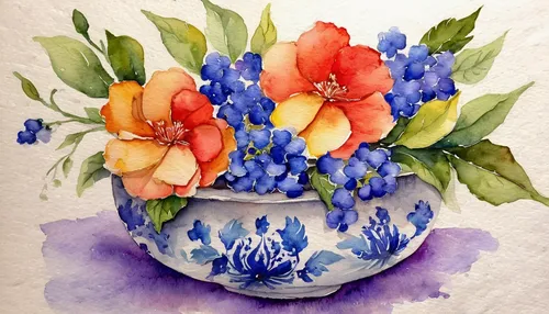 watercolour flowers,watercolor flowers,watercolor tea,watercolour flower,watercolor flower,watercolor roses and basket,watercolor blue,watercolor valentine box,watercolor tea set,watercolor wreath,watercolor,flower bowl,watercolor painting,watercolor sketch,watercolour,watercolor background,watercolor fruit,vase,watercolor paint,hydrangeas,Illustration,Paper based,Paper Based 24