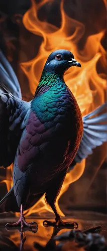 roasted pigeon,flame robin,fire birds,fire artist,mallard,fantail pigeon,ornamental duck,colorful birds,roasted duck,fire background,rock pigeon,mandarin duck,dancing flames,american black duck,mandarin duck water bird,beautiful bird,starling,fire dancer,pheasant,wild pigeon,Photography,Artistic Photography,Artistic Photography 03