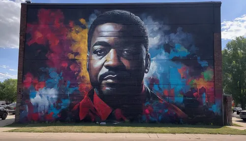 A mural in the memory of George Floyd in Minneapolis, Mn.,denver,mural,berlin,urban street art,michael jordan,luther,ankara,street art,toulouse,streetart,urban art,grafitty,graffiti art,grafitti,grafi