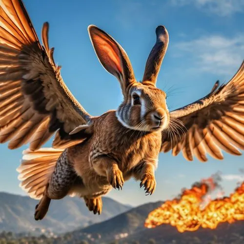 hare of patagonia,antelope jackrabbit,jackrabbit,steppe hare,gryphon,cangaroo,wild rabbit,jack rabbit,rabbit owl,jerboa,european rabbit,american snapshot'hare,mountain cottontail,black tailed jackrabbit,wild hare,jackalope,thumper,roasted pigeon,firebrat,rabbits and hares,Photography,General,Realistic