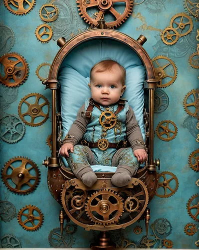 infant bed,child portrait,rocking chair,antique background,baby bed,baby frame,newborn photo shoot,baby room,baby gate,child's frame,infant,nursery decoration,children's christmas photo shoot,room newborn,infant bodysuit,grandfather clock,nursery,the throne,stroller,newborn photography,Illustration,Realistic Fantasy,Realistic Fantasy 13