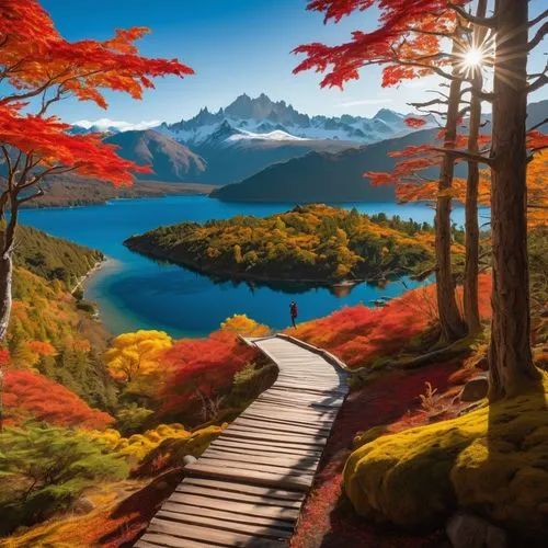 landscape background,nature wallpaper,autumn mountains,nature background,nzealand,autumn background,Illustration,Realistic Fantasy,Realistic Fantasy 04