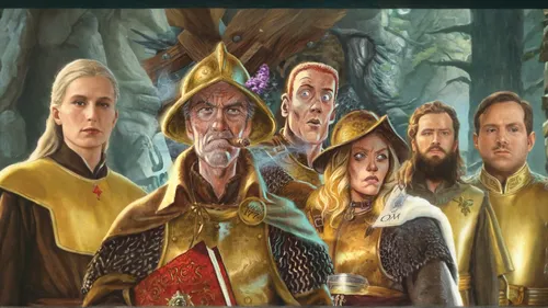 elves,dwarves,dwarfs,the dawn family,advisors,massively multiplayer online role-playing game,alliance,musketeers,group photo,aesulapian staff,wise men,seven citizens of the country,lokdepot,the order 