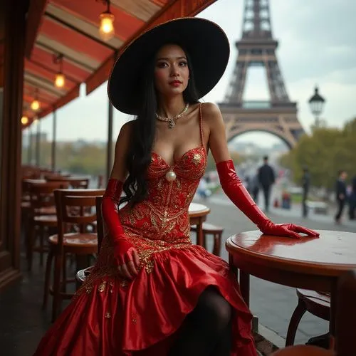 parisienne,paris cafe,parisian,paris,parisiennes,vietnamese woman