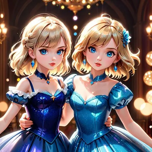 fairy tale icons,darjeeling,cinderella,alice,fairies,princesses,doll looking in mirror,christmas dolls,fairytale characters,fairy tale character,darjeeling tea,blue heart balloons,princess' earring,doll's festival,porcelain dolls,dolls,3d fantasy,cg artwork,duet,joint dolls,Anime,Anime,Cartoon