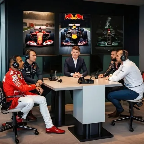 formula one,formula 1,formula1,charles leclerc,team meeting,max verstappen,f1,verstappen,marroc joins juncadella at,gasly,formula one car,formula lab,mercedes seat warmers,motorsports,mclaren automotive,kimi raikkonen,men sitting,motorsport,meeting room,f1 car