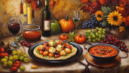 autumn still life,summer still-life,still-life,still life,autumn fruits,oil painting on canvas,food table,harvest festival,oil painting,cornucopia,sicilian cuisine,fruit plate,persian norooz,autumn taste,mediterranean cuisine,fruit bowl,oils,bowl of fruit in rain,autumn fruit,still life with onions,Illustration,Abstract Fantasy,Abstract Fantasy 14
