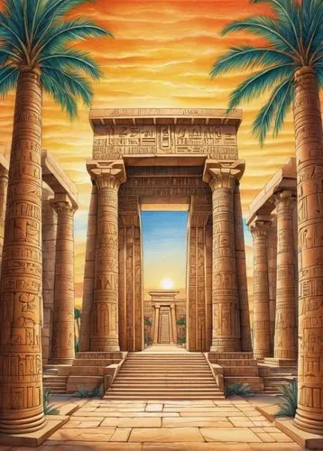 egyptian temple,karnak,asherah,thebes,ramesseum,scythopolis,ancient egypt,hatshepsut,artemis temple,dendera,pharaonic,abydos,ancient civilization,ancient city,sumeria,egyptienne,karnak temple,pharoahs,greek temple,neferhotep,Conceptual Art,Daily,Daily 17