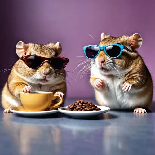 rodents,mice,cat coffee,kopi luwak,vintage mice,hamster frames,rodentia icons,coffee break,guinea pigs,baby rats,funny animals,vintage cats,tom and jerry,cute animals,white footed mice,rats,anthropomorphized animals,hamster buying,two cats,cat and mouse,Photography,General,Realistic
