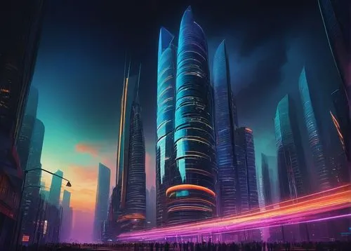 futuristic landscape,cybercity,futuristic architecture,cybertown,cyberport,coruscant,arcology,metropolis,futurist,futuristic,fantasy city,cityscape,megapolis,cyberworld,guangzhou,dubay,skyscrapers,megacorporation,megacorporations,skyscraper,Art,Classical Oil Painting,Classical Oil Painting 43