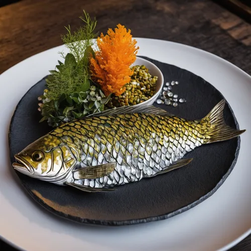 David Toutain's restaurant quickly won critical and customer acclaim for inventive and unusual creations, such as the fish skin (pictured).,fjord trout,barramundi,sea bream,pickerel,red seabream,napol