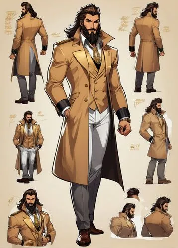 norrington,blackwall,xanatos,volstagg,greatcoats,hagrid,alatriste,male character,bigby,tailcoats,gumshoe,greatcoat,thorin,khilji,tailcoat,jigen,overcoat,long coat,arquebusiers,momoa,Unique,Design,Character Design