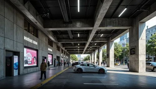 britomart,underpasses,chatswood,underpass,burswood,moscone,parkade,streetscape,walkinshaw,rosebank,braamfontein,underground car park,transurban,cape town cbd,medibank,woolloongabba,lutwyche,streetscapes,kogarah,tullamarine