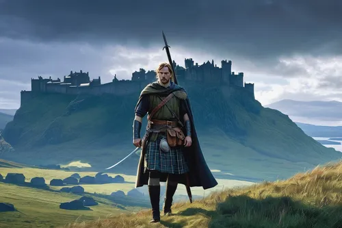 clàrsach,highlander,scotland,highlands,scot,scottish,king arthur,heroic fantasy,scottish highlands,isle of skye,celtic queen,orkney island,rob roy,dunun,celt,highland games,tartarstan,castleguard,castle bran,kilbraur,Conceptual Art,Daily,Daily 16