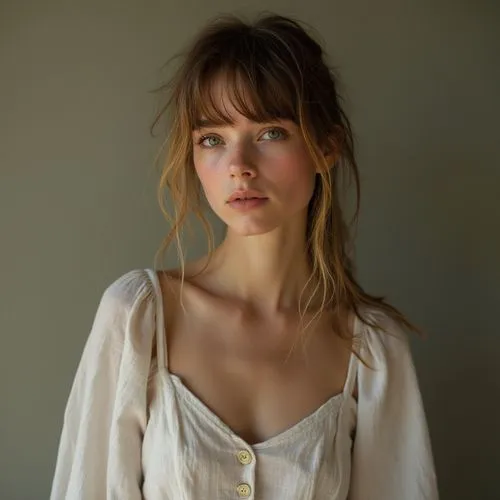 freja,white shirt,unbuttoned,aislinn,nolwenn,bangs,cotton top,benoist,ophelie,felicity jones,pale,marloes,belorusskaya,maia,portrait of a girl,collarbones,model,young woman,pivovarova,florrie