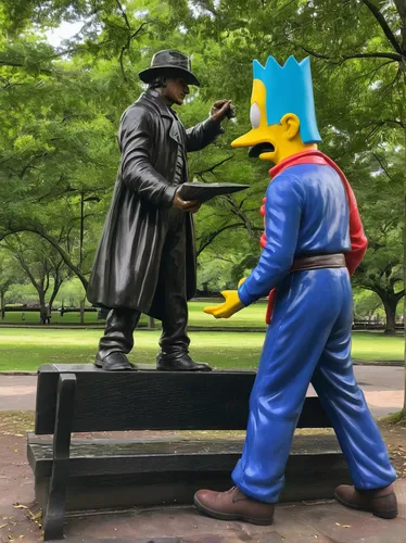 andrew jackson statue,abe,mayor,man and boy,chess men,town crier,fist bump,statues,churchill and roosevelt,abraham lincoln monument,man on a bench,parramatta,ernie and bert,the statue,duel,lincoln monument,to scale,reenactment,ung,founding,Conceptual Art,Oil color,Oil Color 17