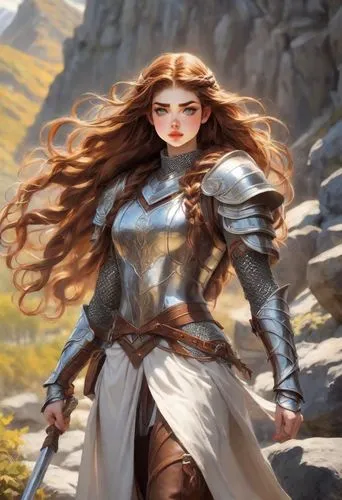 seregil,sigyn,beleriand,female warrior,lyonesse,glorfindel,Digital Art,Impressionism