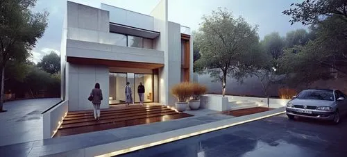 modern house,3d rendering,residential house,fresnaye,modern architecture,residencial,Photography,General,Realistic