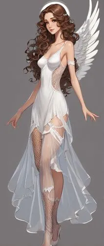 angel figure,angel wing,angel wings,baroque angel,angel girl,vintage angel,Unique,Design,Character Design