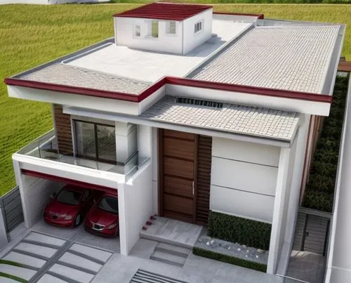 3d rendering,floorplan home,folding roof,two story house,house floorplan,model house,house roof,house drawing,residential house,modern house,red roof,flat roof,render,build by mirza golam pir,house shape,small house,prefabricated buildings,house facade,house front,frame house