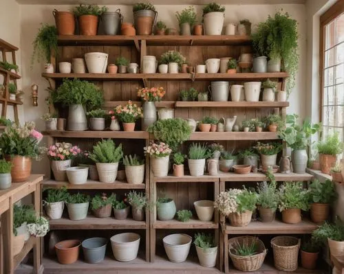 plants in pots,houseplants,house plants,shelves,potted plants,shelving,plant pots,spring pot drive,garden pot,potting,potted,flower pots,pots,vases,flowerpots,repotting,shelve,planters,wooden buckets,the shelf,Illustration,Realistic Fantasy,Realistic Fantasy 05