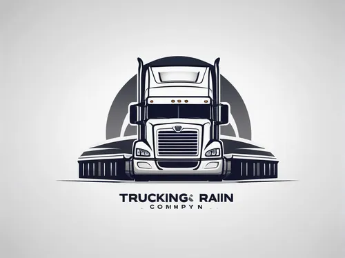 Create a minimalistic and elegant logo for a trucking company.,trucker,tractor trailer,18-wheeler,truck,trucking,trucks,lorry,truck driver,18 wheeler,peterbilt,truck racing,semitrailer,semi-trailer,ta