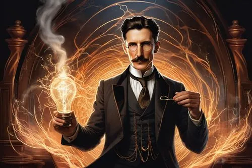 magician,abraham lincoln,lincoln,tesla,aristocrat,suit of spades,watchmaker,wick,sherlock holmes,gentlemanly,lincoln cosmopolitan,holmes,twelve apostle,fantasy portrait,the doctor,portrait background,clockmaker,victorian style,gentleman icons,gambler,Illustration,Retro,Retro 08