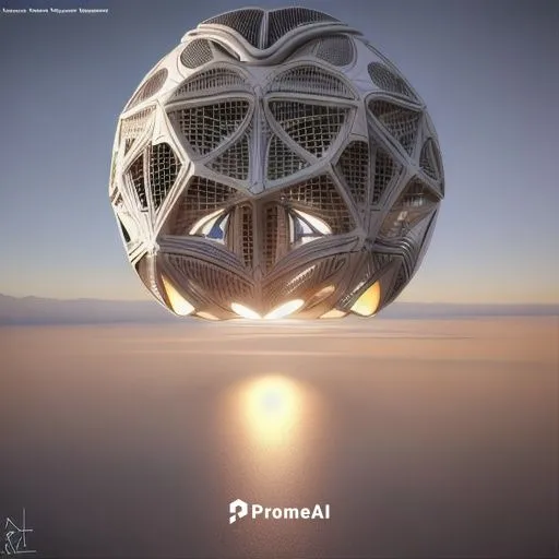 sky space concept,ball cube,glass sphere,solar cell base,futuristic architecture,futuristic landscape,dodecahedron,spheres,3d rendering,cube stilt houses,alien ship,insect ball,fractal design,metatron