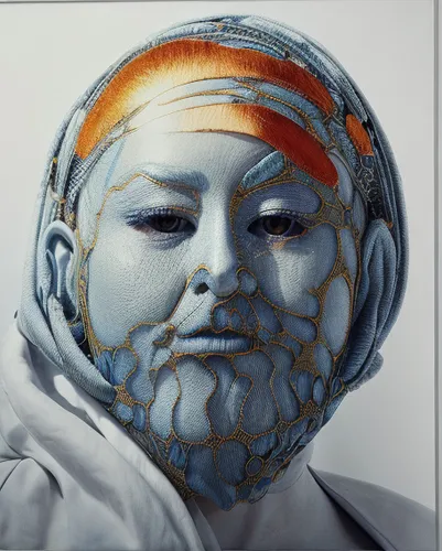 sculpt,gradient mesh,bodypainting,glass painting,render,woman sculpture,michelangelo,poseidon god face,woman's face,sculptor,fractalius,death mask,bust of karl,ron mueck,b3d,woman face,3d rendering,mandarin,medical mask,sculptor ed elliott,Realistic,Fashion,British Cool