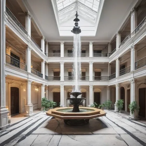 atriums,palladianism,atrium,nemacolin,leterme,floor fountain,inside courtyard,brenau,marble palace,courtyards,cochere,palatial,konzerthaus berlin,peabody institute,powerscourt,philbrook,wanamaker,paradores,palladian,hotel hall,Photography,Documentary Photography,Documentary Photography 28