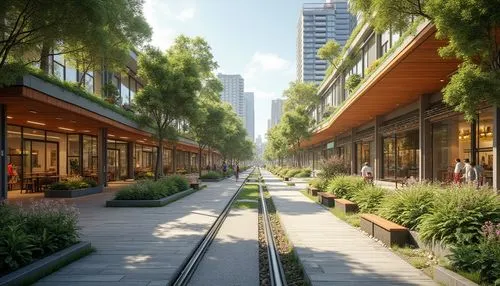 transbay,omotesando,azabu,metrotown,marunouchi,biopolis,yaletown,burnaby,kitsilano,sathon,elevated railway,parkroyal,tram road,sanlitun,benaroya,streamwood,marpole,pedestrianized,cityline,bellevue,Photography,General,Realistic