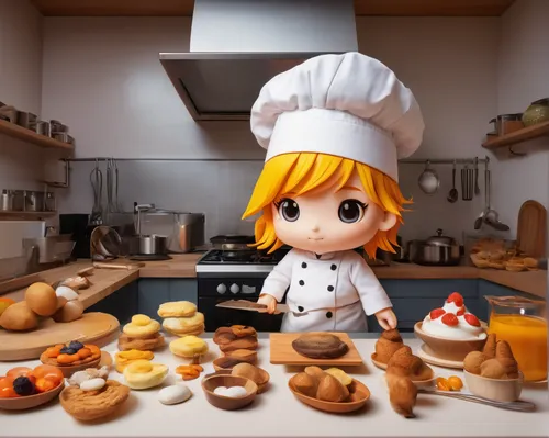 girl in the kitchen,doll kitchen,chef,bakery,star kitchen,pastry chef,cream puffs,marzipan figures,chefs kitchen,gingerbread maker,sufganiyah,confectioner,choux pastry,cookery,bakery products,baking equipments,pâtisserie,viennoiserie,chef hat,cooking show,Photography,Artistic Photography,Artistic Photography 10